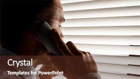  Presentation with man watching woman preparing vegetables - Slide deck consisting of neighborhood niehgbors - young woman watching something background and a tawny brown colored foreground