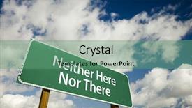  Presentation with clouds - Cool new slides with pointless - neither here nor there road backdrop and a seafoam green colored foreground