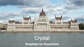  Presentation with budapest - PPT layouts consisting of neo classic - parliament building budapest hungary background and a gray colored foreground