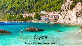  Presentation with neo classic villa almerico capra - Audience pleasing theme consisting of neo klima and hovolos beach backdrop and a teal colored foreground