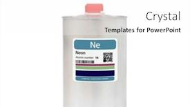  Presentation with oil and gas - Presentation theme with neon-a-noble-gas-used and a white colored foreground