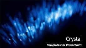  Presentation with abstract light - Colorful presentation enhanced with neon blue - abstract light trails background backdrop and a black colored foreground