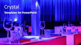  Presentation with night club - Slides having neon-colorful-interior-of-bright background and a  colored foreground