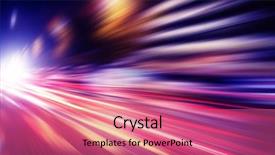  Presentation with neon - Cool new slide set with neon light - abstract image of speed motion backdrop and a coral colored foreground