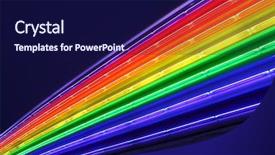  Presentation with neon - Cool new theme with neon light backdrop and a navy blue colored foreground