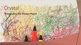  Presentation with abstract art - Presentation consisting of neon-pencil-and-hand-drawn background and a lemonade colored foreground