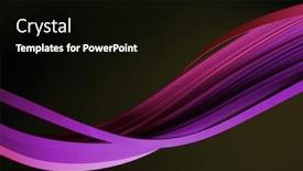  Presentation with paper line - PPT layouts enhanced with neon-pink-violet-color-strip background and a black colored foreground