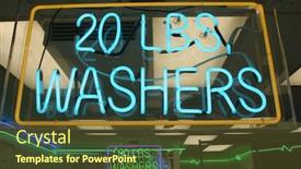  Presentation with neon - Presentation theme with neon-sign-series-20-lbs background and a tawny brown colored foreground