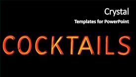  Presentation with 80s era neon lights sign - PPT layouts consisting of neon sign with the word background and a black colored foreground