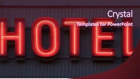  Presentation with neon - Beautiful slides featuring neon sign with the word backdrop and a tawny brown colored foreground