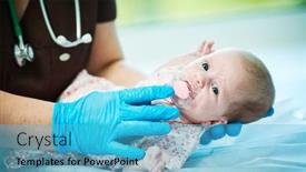 Presentation with neonatal - Presentation featuring neonatal-surgery-clinic-newborn-medicine background and a teal colored foreground