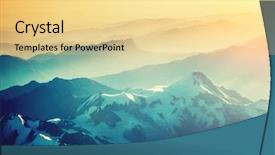  Presentation with nepal - Cool new slides with nepal - magnificent views of the mountain backdrop and a blonde colored foreground