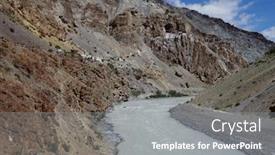 Presentation with nepal - Colorful theme enhanced with nepal backdrop and a gray colored foreground