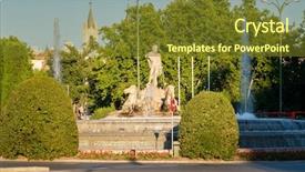  Presentation with liverpool football club - Slide deck having neprune in madrid the meeting background and a tawny brown colored foreground
