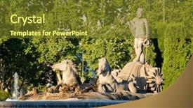  Presentation with club - PPT theme enhanced with neprune in madrid the meeting background and a tawny brown colored foreground