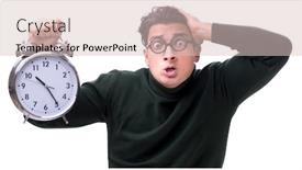  Presentation with clock - PPT theme featuring nerd-young-money-with-giant background and a lemonade colored foreground