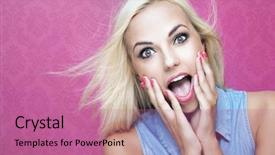  Presentation with photo album of journey honeymoon - Presentation design having happy arabic muslim family at background and a light gray colored foreground.