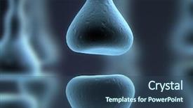 Presentation with nerve - Cool new PPT theme with nerve cell - receptor backdrop and a ocean colored foreground