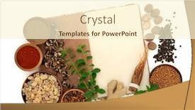  Presentation with health system - Presentation having nervine-herbs-spices-with-hemp background and a cream colored foreground