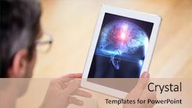  Presentation with nervous system - Amazing PPT theme having nervous system - digital composite of man using backdrop and a lemonade colored foreground