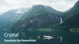  Presentation with japan beautiful landscape mountain fuji - Cool new PPT theme with nes - norwegian landscape with mountain backdrop and a ocean colored foreground