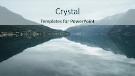  Presentation with mountains fantasy abstract nature landscape - Slide set with nes - norwegian landscape with mountains background and a sky blue colored foreground