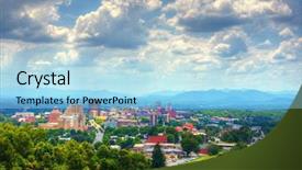  Presentation with asheville - Colorful slides enhanced with nestled in the blue ridge backdrop and a light blue colored foreground
