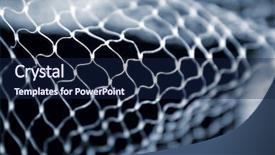  Presentation with fishing net - Audience pleasing theme consisting of net fishing - netting on black backdrop and a navy blue colored foreground