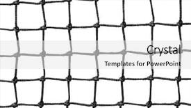 Presentation with net - Audience pleasing PPT theme consisting of penetration - net isolated on white backdrop and a white colored foreground