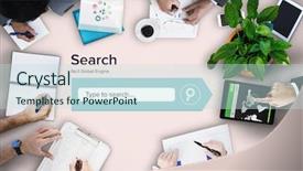  Presentation with meeting - Audience pleasing PPT layouts consisting of net neutrality - business meeting against neutral background backdrop and a sky blue colored foreground