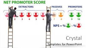  Presentation with net - Theme with net-promoter-score-nps-concept background and a white colored foreground