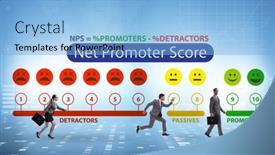  Presentation with net - Theme enhanced with net-promoter-score-nps-concept background and a light blue colored foreground