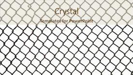  Presentation with net - Presentation theme with netting - metal net on isolated background and a lemonade colored foreground