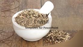  Presentation with urinary tract - Slide set featuring nettle-root-herb background and a coral colored foreground