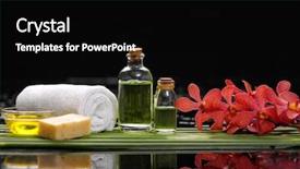  Presentation with civil engineering related to bamboo - Amazing presentation having netural oil - spa setting s with bamboo backdrop and a black colored foreground