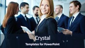  Presentation with ideas - Colorful presentation design enhanced with network - group of business partners discussing backdrop and a wine colored foreground