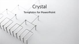 Presentation with organization - Slide deck featuring network - hierarchy command chain company organization background and a white colored foreground