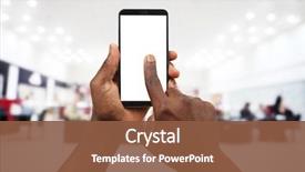  Presentation with internet cafe - Amazing slide deck having network marketing - internet shopping concept african-american man backdrop and a tawny brown colored foreground