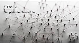  Presentation with servers - PPT theme with network marketing - linking entities monotone networking social background and a white colored foreground