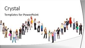  Presentation with network marketing - Cool new theme with network marketing team building - cooperation leadership business backdrop and a white colored foreground