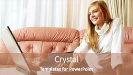  Presentation with patient clothes - Beautiful slides featuring portrait of a beautiful young woman in a swimming pool looking at camera pretty caucasian female model in swimwear backdrop and a light blue colored foreground