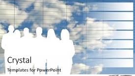  Presentation with team meeting - Cool new presentation theme with network slides - business team meeting agenda backdrop and a white colored foreground