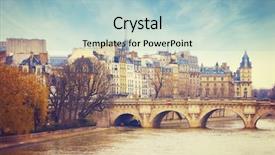  Presentation with france history - Amazing presentation theme having neuf in central paris france backdrop and a light blue colored foreground