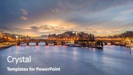  Presentation with notre dame de paris france - Audience pleasing slides consisting of neuf in central paris france backdrop and a gray colored foreground