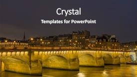  Presentation with paris france - Slide deck having neuf in central paris france background and a dark gray colored foreground