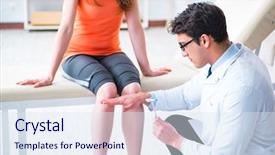  Presentation with metabolic syndrome doctor examining - PPT layouts enhanced with neurology examination - doctor neurologist examining female patient background and a sky blue colored foreground