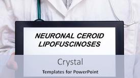  Presentation with disease - Slides having neuronal-ceroid-lipofuscinoses-doctor background and a  colored foreground