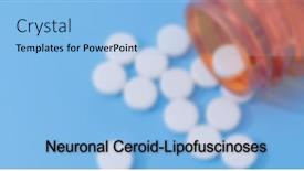  Presentation with disease - PPT theme having neuronal-ceroid-lipofuscinoses-neuronal-ceroid background and a  colored foreground