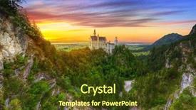  Presentation with alps - Presentation theme enhanced with map of panama on political background and a light blue colored foreground