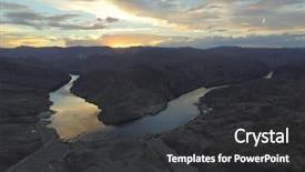  Presentation with hatchery - Presentation design having nevada border national fish hatchery background and a  colored foreground